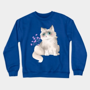 Cat Toon Ragdoll Crewneck Sweatshirt